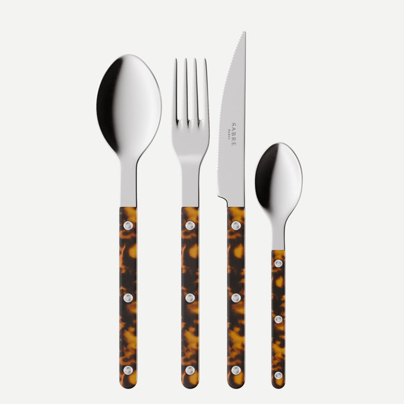 Bistrot Tortoise - 24 Pieces Cutlery Set - For 6 People