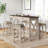 Console Table w/4 Stools
