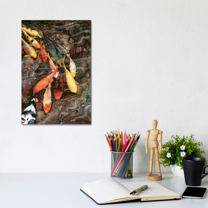 In The Swim by Peter Williams - Gallery-Wrapped Canvas Giclée on Canvas, No Frame, 20.32 cm H x 30.48 cm W