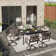 Aletse Rectangular 6 - Person 60'' Long Dining Set with Cushions