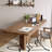 Nut-brown Rectangular Solid Wood Writing desk-1800269201