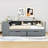 Two Drawers Wood Platform Bed with Storage Shelves and Charging Station-106813621-106813619