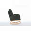 Chaise berçante avec pieds en bois massif-2099611026