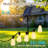 60ft Solar Powered Outdoor String Lights With Remote And 15+1 Shatterproof Led Bulbs, Waterproof, Warm White, Usb Rechargeable-125130466