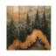 Été Birchwood Wood Slide Landscape II - Décoration murale en bois de forêt - sur bois de pin naturel-1544685154