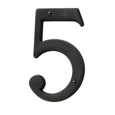 4.75" H Brass House Number