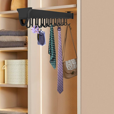 Support de rangement coulissant, organisateur coulissant multifonctionnel, support de rangement pour casseroles suspendues
