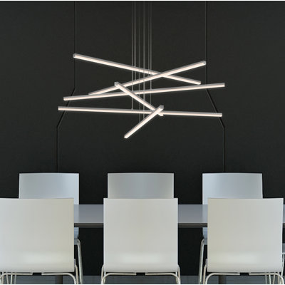 Lustre linéaire moderne à 3 lumières Stix