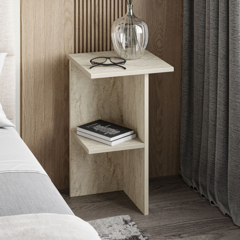Nightstand, Beige