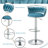 Christal Swivel Upholstered Adjustable Height Counter Stool-1265565557-1271674285