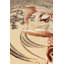 Area Rug in Beige/Orange/Red