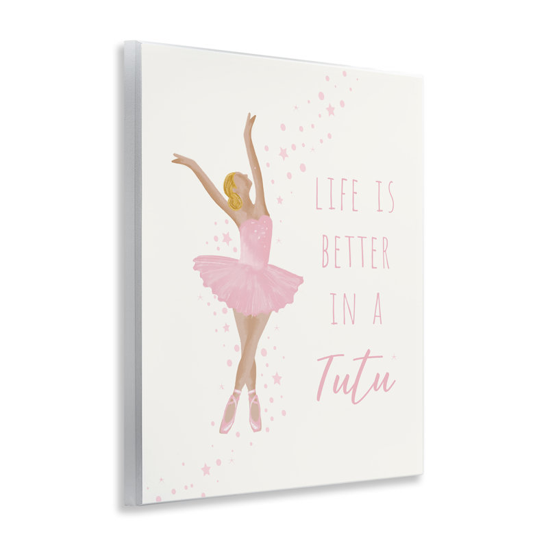 «Life Is Better In Tutu», plaque murale par Chen Alyesh