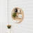 Wyat 2 Piece Circle Accent Shelf with Live Edge