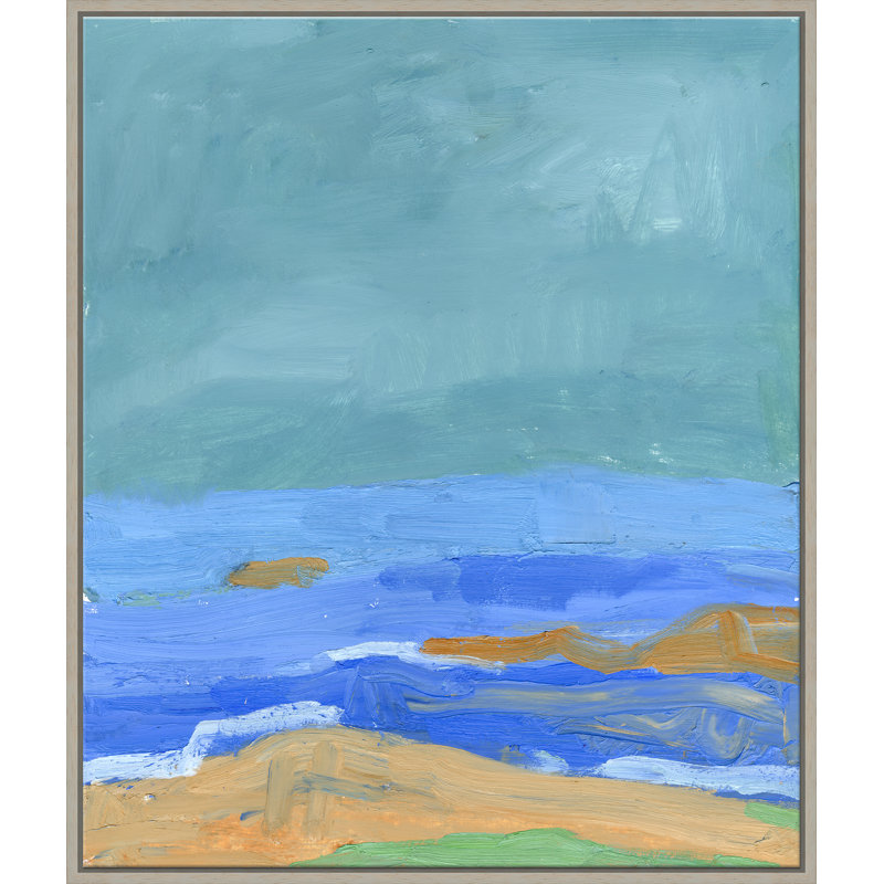 «Faire des vagues I 1», peinture sur toile
