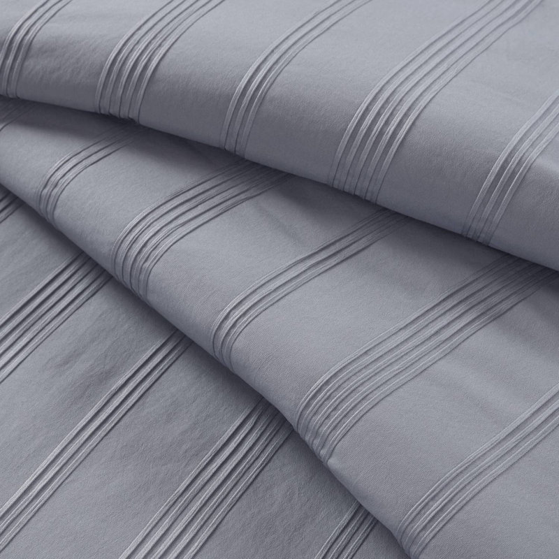 Ensemble d'édredon 5 pièces TG 5 pièces avec draps et taie d'oreiller, Gris