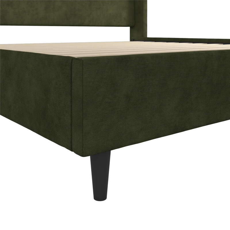 Birzer King Upholstered Wingback Bed | Stylish & Comfy
