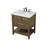 30 " W Freestanding Standard Free Standing 1 Single Vanity Bathroom Vanity With Carrara Marble Top-73360034