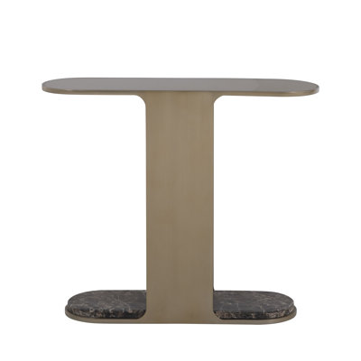 Cascade Metal Oval Side Table -  8 In. W X 24 In. H