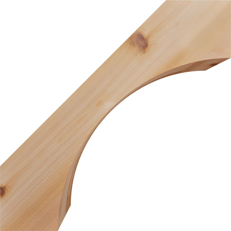 Westlake Knee Brace, Western Red Cedar, 20" H x 5.5" W x 20" D, Smooth