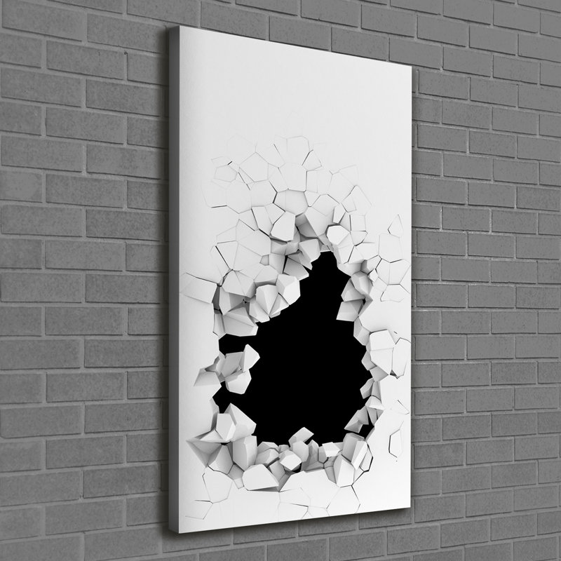 A Hole In The Wall - Wrapped Canvas Print