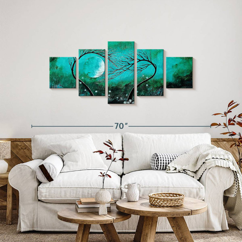 Emerald Dream, 24" H x 55" W