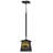 Rustic Lodge 1 - Light Black Lantern Pendant