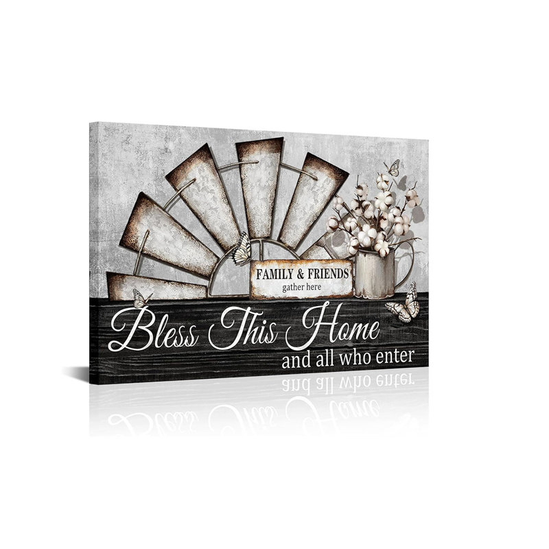 Wrapped Canvas Print, Black