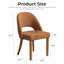 Chaise de salle à manger rembourrée Engstrom-1198779695