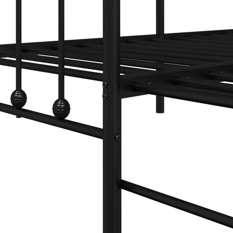 Daybed Frame Steel, Small Single (2'6), Black