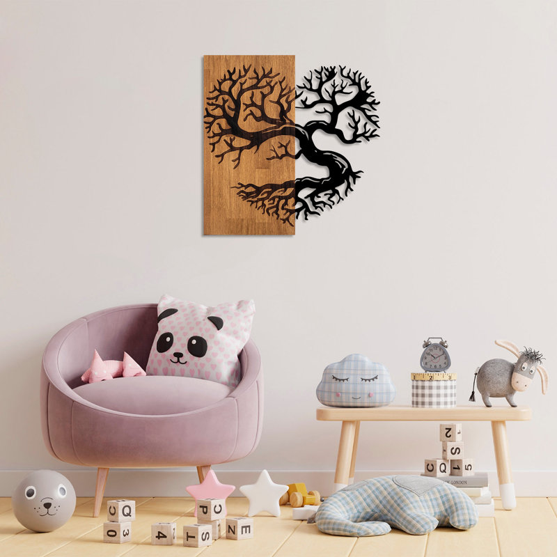 Décoration murale en bois