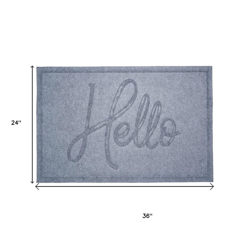 Paillasson 36 po gris