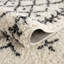 Tapis beige / noir à poils longs Adeen-243960887