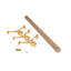 Quincaillerie de fixation complète pour pied de bar de 8 pi et tubes en chêne-50905004