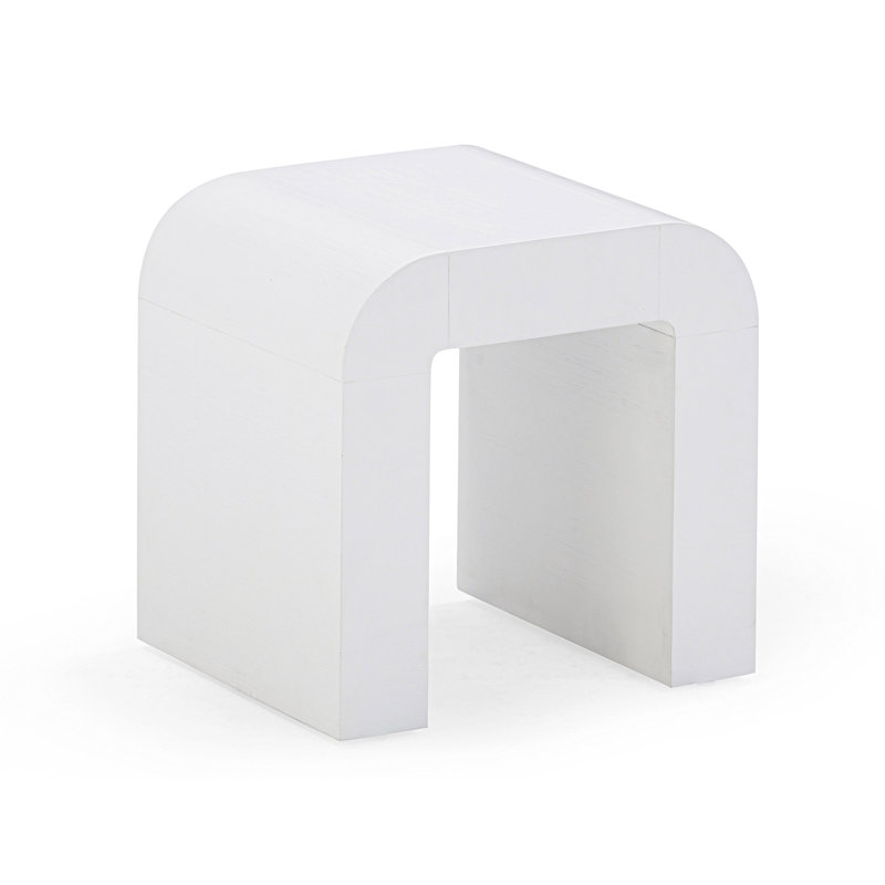 Table d'appoint Behan, Blanc