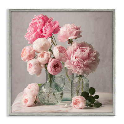«Rose & Peony Duet», estampe numérique par Leah McLean