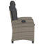 Chaise de patio inclinable avec coussins Vidaxl-164272032-164272034