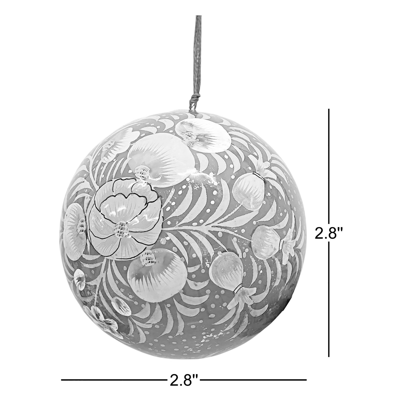 3" Hand-Painted Bauble