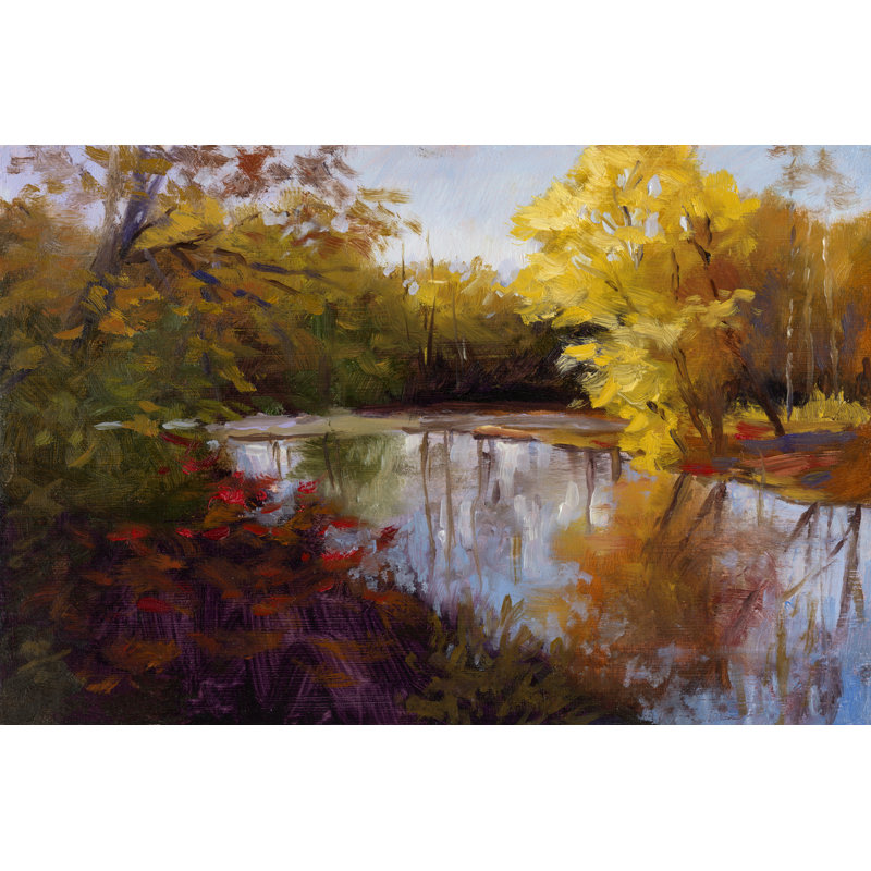 O'bannon Fall by Mary Jean Weber - Wrapped Canvas Painting, 20cm H x 30cm W x 3.8cm D