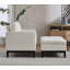 Fauteuil d'appoint rembourré l 35,41 po avec repose-pieds-1912703619-1912703620