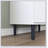 Tall Storage Show Cabinet with 2 Glass Display Door & 2 Doors, Tall Kitchen Pantry Cabinet