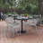 Melmack Commercial Grade Steel Indoor-Outdoor Stackable Chair with 2 Slats and Arms-365188096-398416684