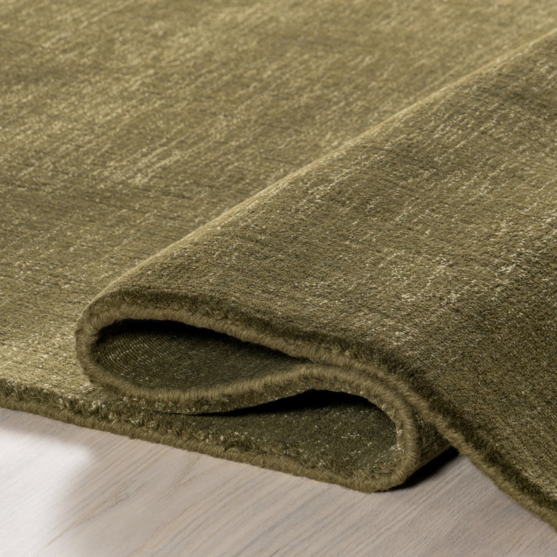 Tapis en mélange de laine tacheté Lahjar, Rectangulaire 3 pi x 5 pi