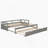 Extending Daybed With Trundle, Wooden Daybed With Trundle-868216570