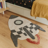 Washable Rug Rocket 4' 5" X 2' 9"