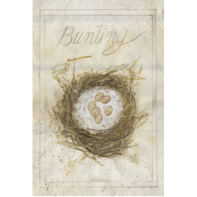Nest - Bunting by Elissa Della-Piana - Wrapped Canvas Rectangle Art Print