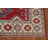 Red Geometric Kazak Oriental Area Rug