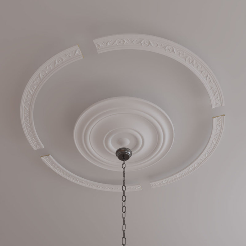 Ensemble d'anneaux de plafond Kent 59 po x P 52 po x P 3/4 po, Simple (1/4 d'un cercle complet)