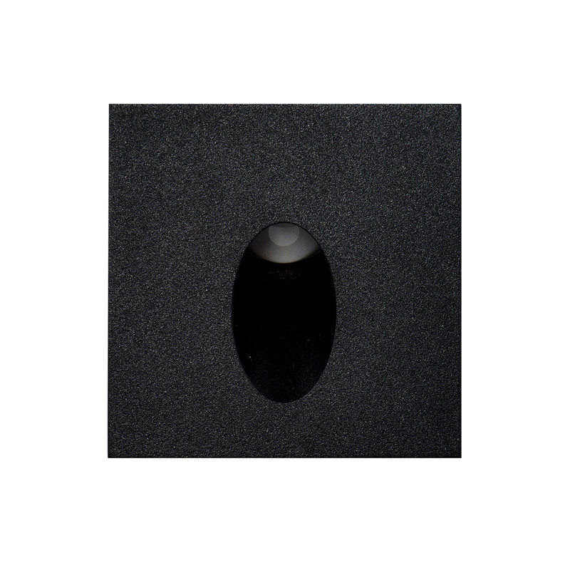 Giuliano Low Voltage Integrated LED Metal Deck Light, Black