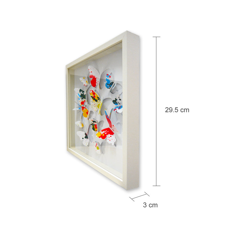 Jeneva Wood Shadow Box Picture Frame
