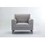 Chaise d'appoint avec pieds en métal